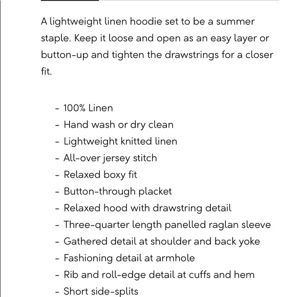 Wrap London Knit Linen Hoodie Chili - Picture 9 of 9